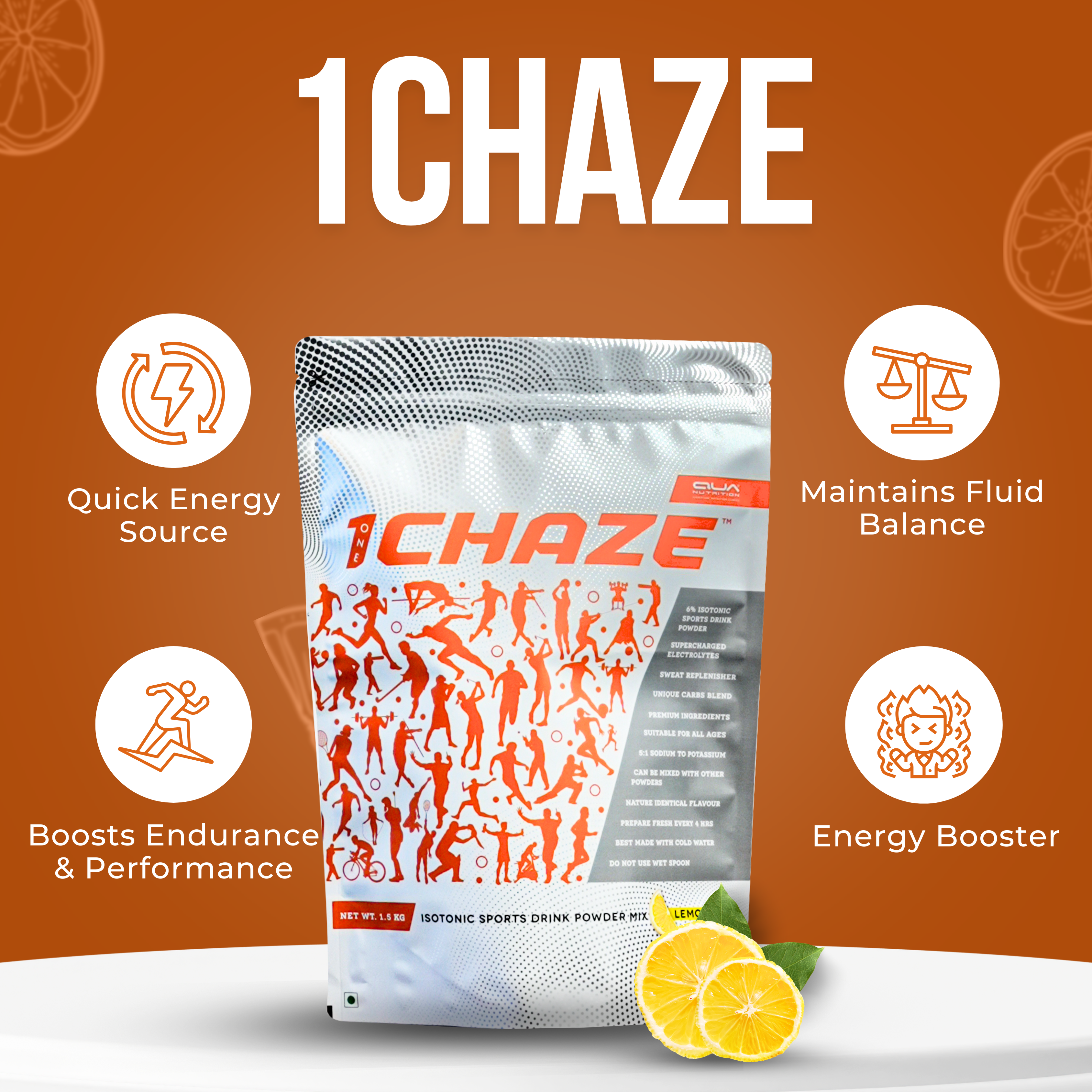 1CHAZE Isotonic Sports Drink 1.5kgs