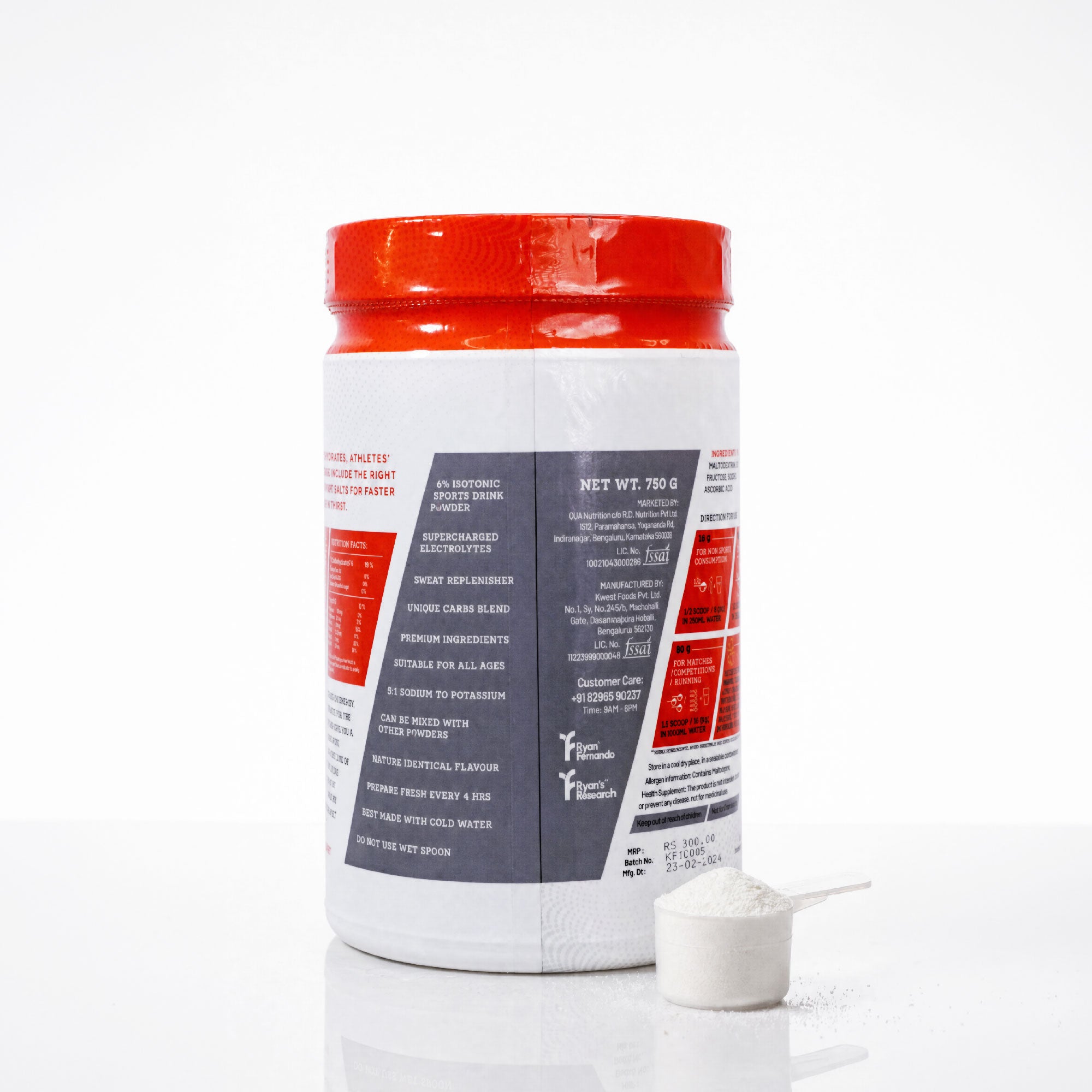 1CHAZE Isotonic Sports Drink 750gm