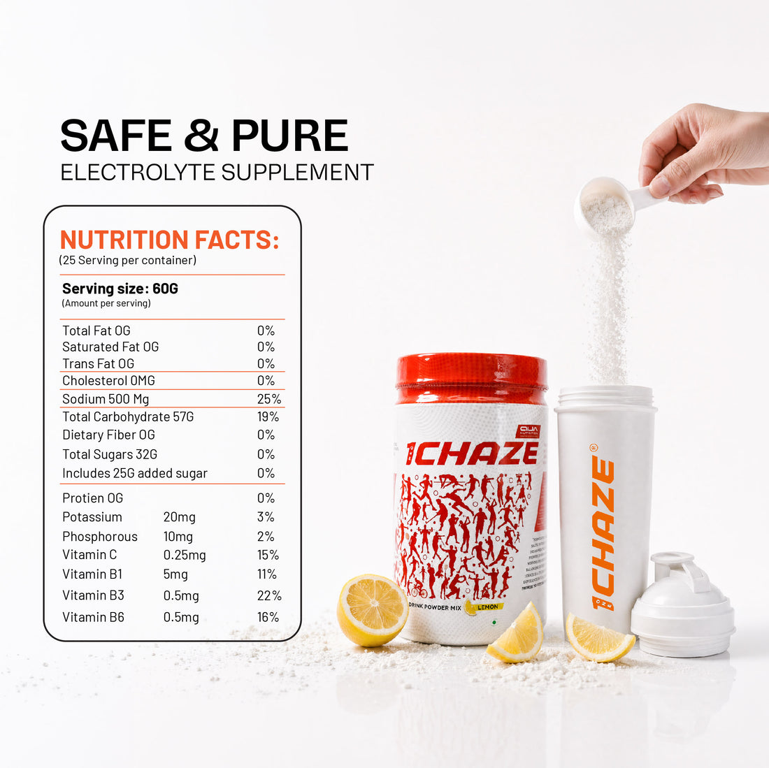 1CHAZE Isotonic Sports Drink 750gm